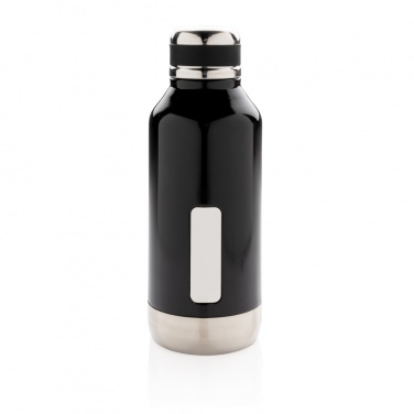 Logotrade promotional gift picture of: Leak proof vacuum bottle with logo plate