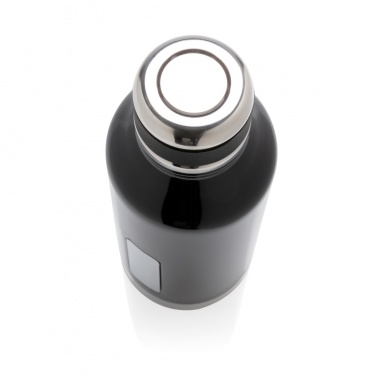 Logotrade promotional giveaway image of: Leak proof vacuum bottle with logo plate