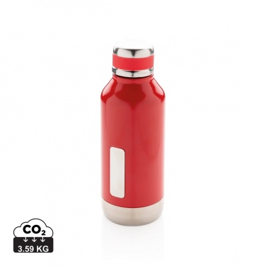 Logotrade corporate gift picture of: Leak proof vacuum bottle with logo plate