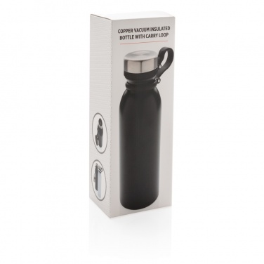 Logo trade promotional products picture of: Copper vacuum insulated bottle with carry loop