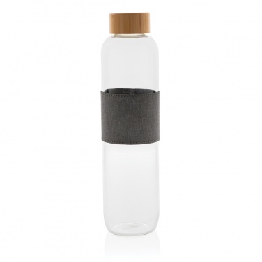 Logo trade promotional giveaway photo of: Impact borosilicate glass bottle with bamboo lid