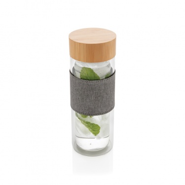 Logo trade promotional products picture of: Impact double wall borosilicate glass bottle