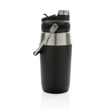 Logo trade advertising products image of: Vacuum stainless steel dual function lid bottle 500ml