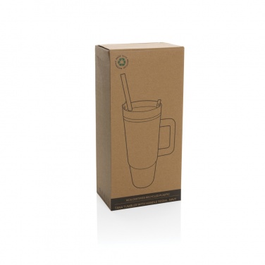 Logotrade promotional gift picture of: Tana RCS plastic tumbler with handle 900ml