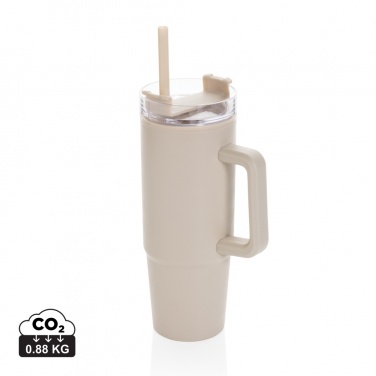 Logotrade promotional merchandise image of: Tana RCS plastic tumbler with handle 900ml