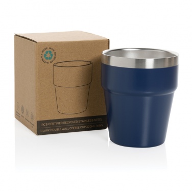 Logo trade business gifts image of: Clark RCS double wall coffee cup 300ML