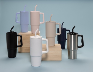 Logo trade promotional gifts picture of: Embrace deluxe RCS recycled stainless steel tumbler 900ml