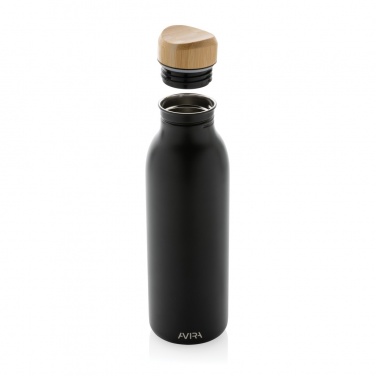 Logo trade promotional gifts image of: Avira Alcor RCS Re-steel single wall water bottle 600 ML