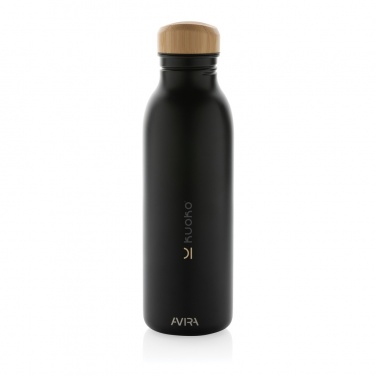 Logotrade promotional giveaway image of: Avira Alcor RCS Re-steel single wall water bottle 600 ML