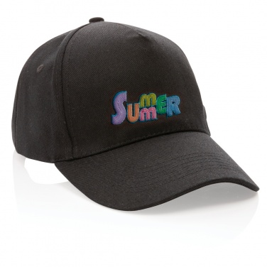 Logotrade promotional giveaway picture of: Impact 5panel 280gr Recycled cotton cap with AWARE™ tracer
