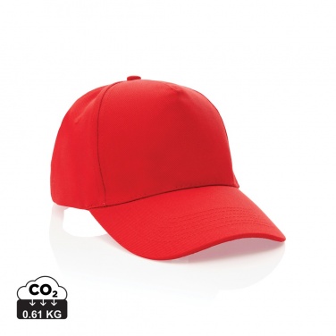 Logotrade advertising product picture of: Impact 5panel 280gr Recycled cotton cap with AWARE™ tracer