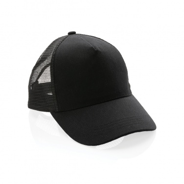 Logotrade promotional merchandise photo of: Impact AWARE™ Brushed rcotton 5 panel trucker cap 190gr
