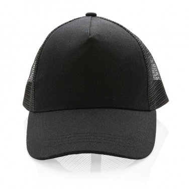 Logotrade promotional merchandise picture of: Impact AWARE™ Brushed rcotton 5 panel trucker cap 190gr