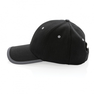 Logotrade advertising products photo of: Impact AWARE™ Brushed rcotton 6 panel contrast cap 280gr