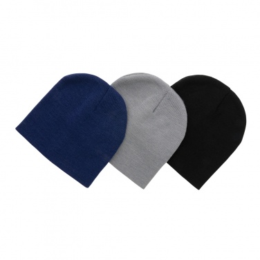 Logo trade corporate gifts picture of: Impact AWARE™ classic beanie with Polylana®