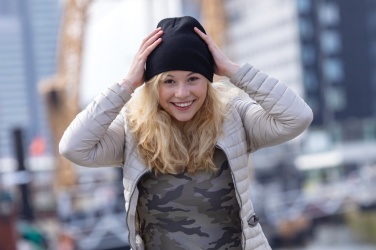Logotrade promotional giveaways photo of: Impact AWARE™ classic beanie with Polylana®