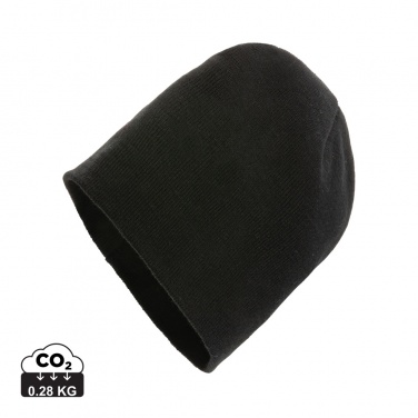 Logo trade corporate gifts picture of: Impact AWARE™ classic beanie with Polylana®