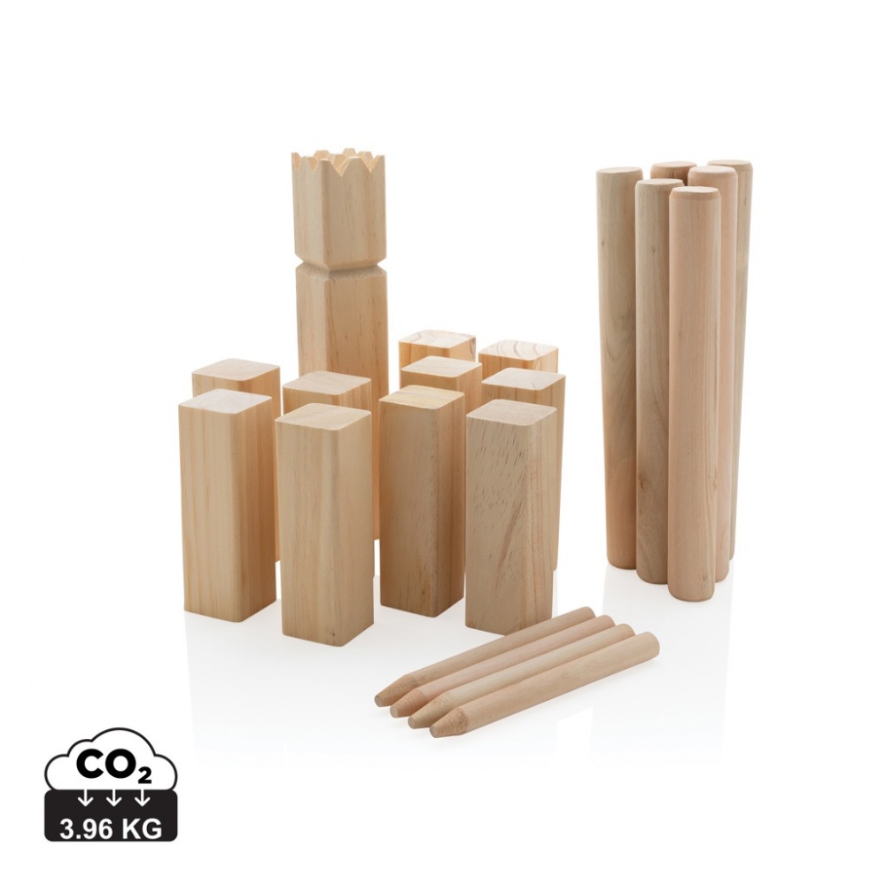 Logo trade promotional gift photo of: Wooden kubb set