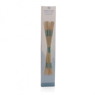 Logo trade business gifts image of: Bamboo giant mikado set