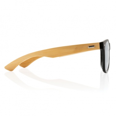 Logo trade promotional items image of: Bamboo and RCS recycled plastic sunglasses