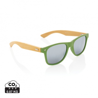 Logotrade promotional giveaways photo of: Bamboo and RCS recycled plastic sunglasses