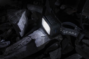 Logo trade promotional giveaway photo of: Gear X RCS rPlastic heavy duty head torch