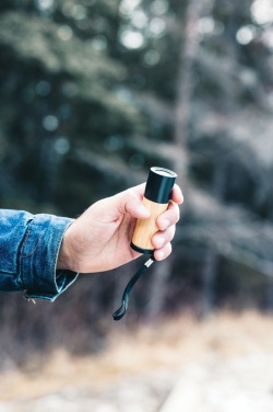 Logotrade promotional product picture of: Bamboo and RCS certfied recycled plastic torch