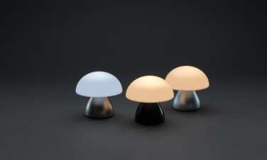Logotrade corporate gift image of: Luming RCS recycled plastic USB re-chargeable table lamp