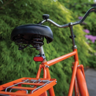 Logotrade promotional item picture of: Lumino RCS recycled plastic USB re-chargeable bike light set
