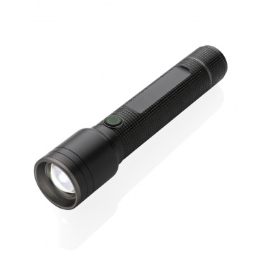 Logo trade promotional giveaways picture of: Gear X RCS recycled aluminum USB-rechargeable torch large
