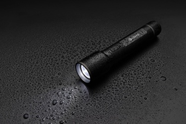 Logo trade corporate gifts image of: Gear X RCS recycled aluminum USB-rechargeable torch large