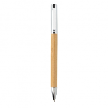 Logo trade promotional items picture of: Modern bamboo pen