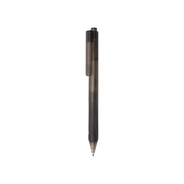 Logo trade promotional products picture of: X9 frosted pen with silicone grip