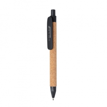 Logotrade promotional giveaway image of: Write wheatstraw and cork pen