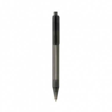 Logo trade promotional merchandise image of: GRS RPET X8 transparent pen