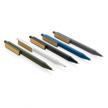 Logo trade promotional gifts image of: GRS RABS pen with bamboo clip