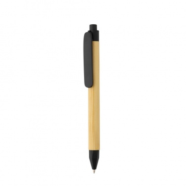 Logo trade promotional gifts image of: Write responsible recycled paper barrel pen