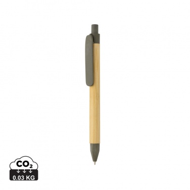 Logotrade promotional gift picture of: Write responsible recycled paper barrel pen