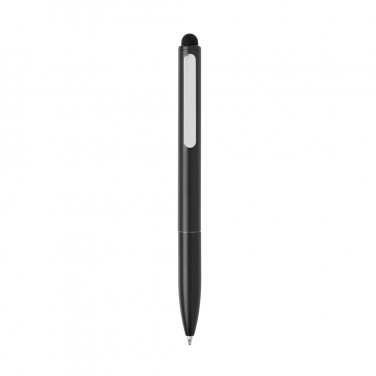 Logotrade promotional giveaways photo of: Kymi RCS certified recycled aluminium pen with stylus