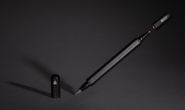 Logo trade promotional item photo of: Swiss Peak Storm RCS recycled aluminum dual tip pen