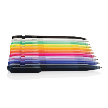 Logo trade promotional merchandise picture of: Devin GRS certified RABS pen transparent