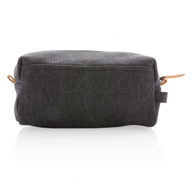 Logotrade promotional product picture of: Canvas toiletry bag PVC free
