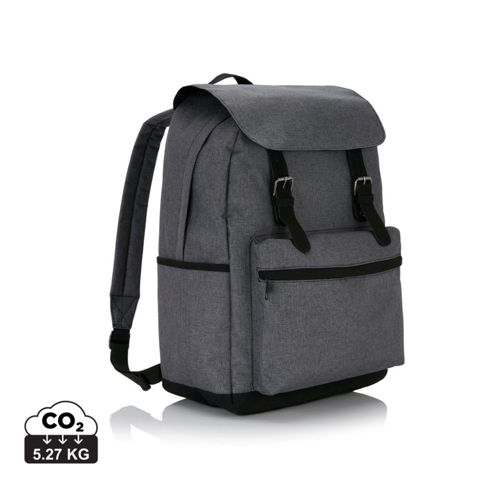 Logotrade promotional giveaway picture of: Laptop backpack with magnetic buckle straps