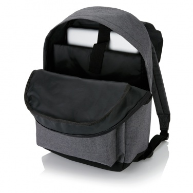 Logo trade promotional giveaway photo of: Laptop backpack with magnetic buckle straps