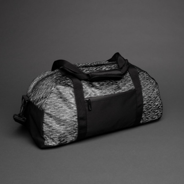 Logo trade promotional merchandise picture of: AWARE™ RPET Reflective weekend bag