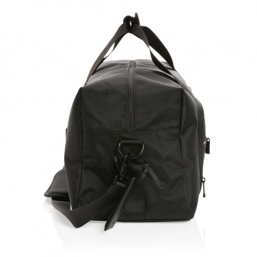 Logo trade promotional item photo of: Swiss Peak AWARE™ RPET Voyager weekend bag
