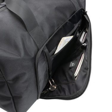 Logo trade promotional items picture of: Swiss Peak AWARE™ RPET Voyager weekend bag