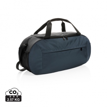 Logotrade promotional gift image of: Impact AWARE™ RPET modern sports duffel