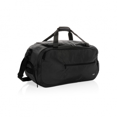 Logo trade promotional giveaway photo of: Swiss Peak AWARE™ RPET sports duffel bag