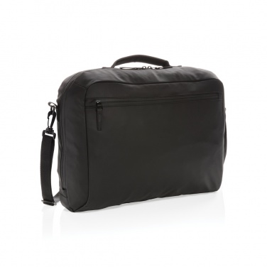 Logo trade corporate gift photo of: Fashion black 15.6" laptop bag PVC free
